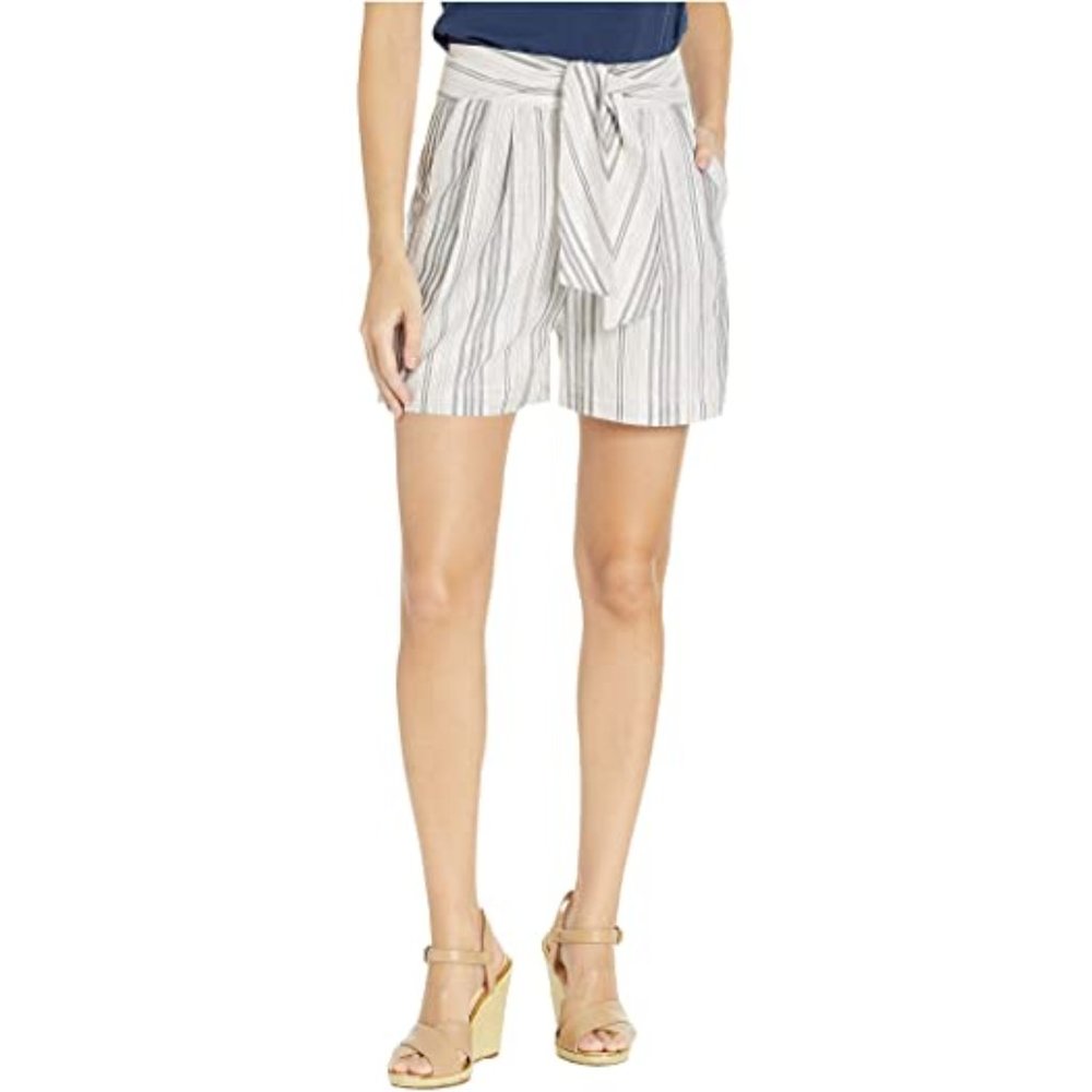 🔴10/$25 CeCe Metallic Stripe Tie Shorts NWT 6 - Picture 2 of 5